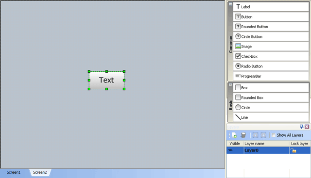 Placing A Component Onto Layer