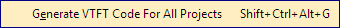 Generate Visual TFT Code for all projects