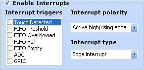 STMPE610 Interrupts