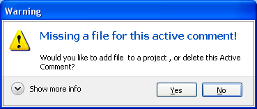 Missing File