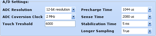 Configure TSC2006 ADC