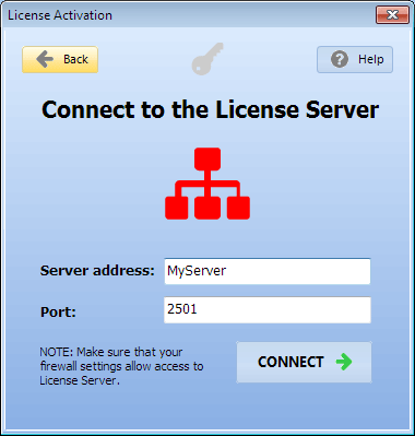 Choose license type