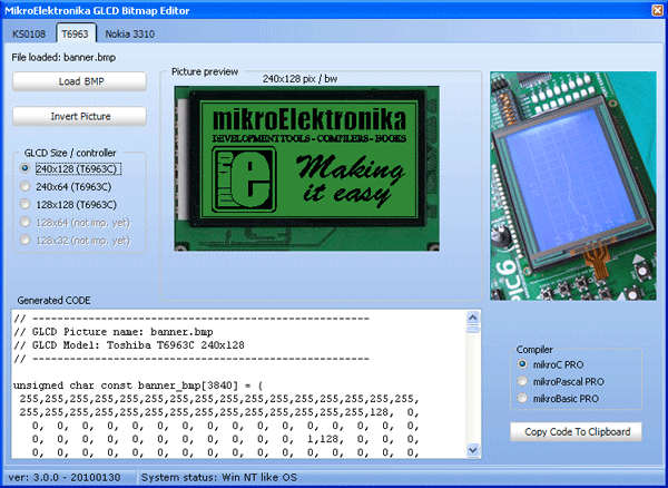 Glcd Bitmap Editor