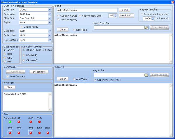 USART Terminal