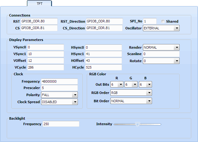 FT8xx Module Connections