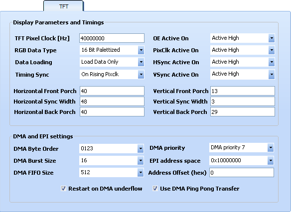 Configuring TIVA module