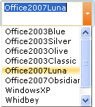 Themes Toolbar