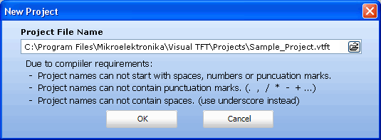 Enter Project Path