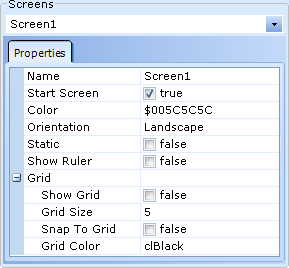 Screens Section